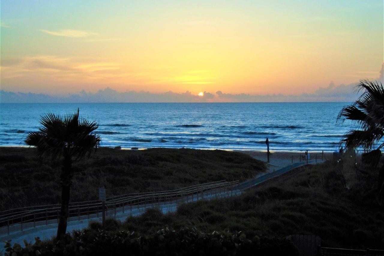 Sunny Oceanfront Condo On South Padre Island Beach Exterior foto