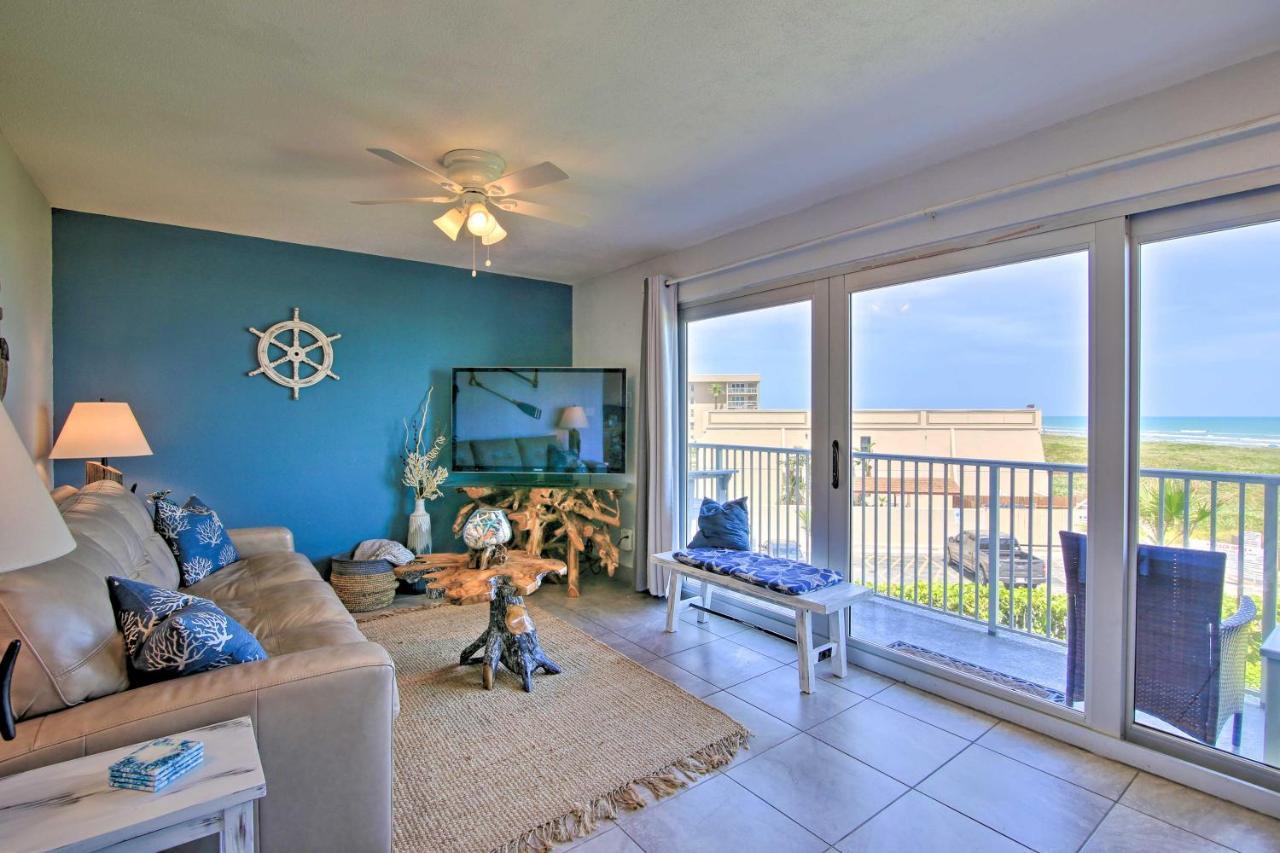 Sunny Oceanfront Condo On South Padre Island Beach Exterior foto